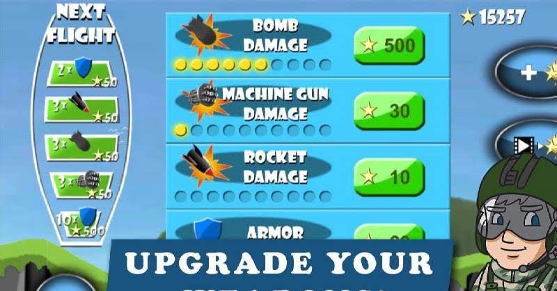 Carpet Bombing - Fighter Bomber Attack gameplay screenshot 2