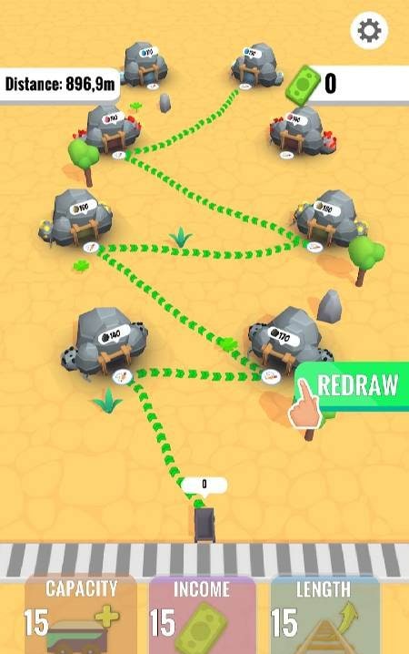Draw Miner gameplay screenshot 1