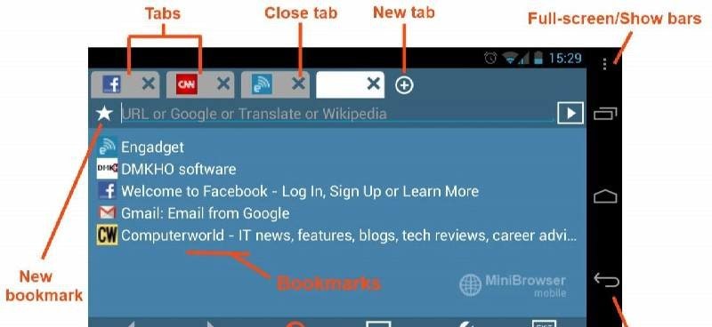 MiniBrowser PRO screenshot 2