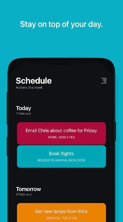 Actions by Moleskine Screenshot 2