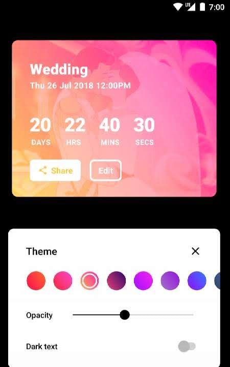 Hurry - Countdown to Birthday/Vacation (& Widgets) screenshot 3