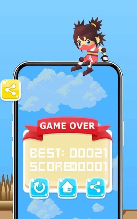 Jump Ninja gameplay screenshot 4