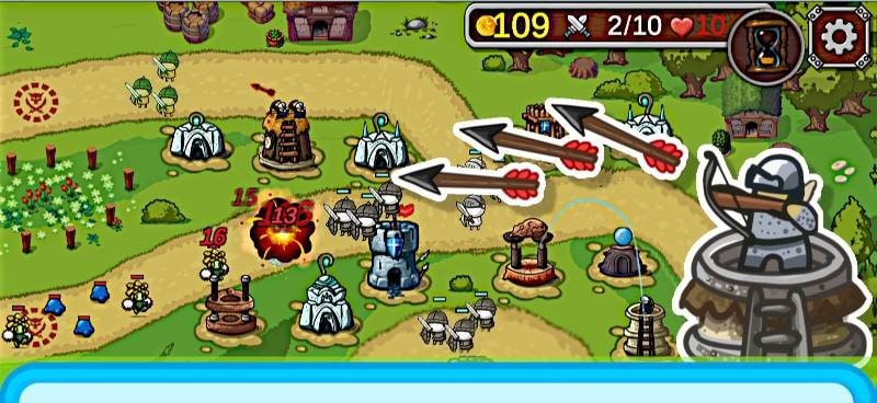 Tower and Monster gameplay screenshot 1