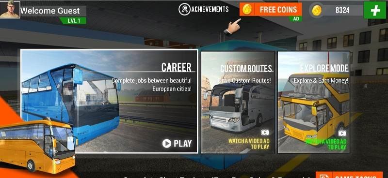 Bus Simulator 2023 : Transport screenshot 1