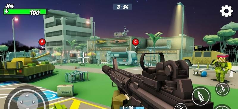 FPS Police Gun Game: PIXEL War screenshot 3