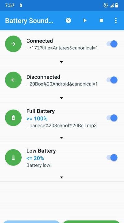 Battery Sound Alert screenshot 1