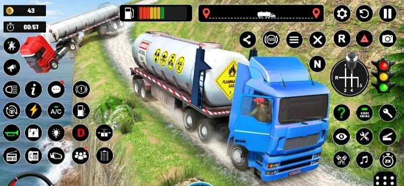 Oil Truck Driving Games screenshot 4