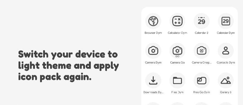 Pix Monochrome Icon Pack Screenshot 1