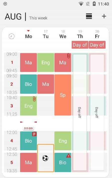 Timetable Neo Schedule screenshot 1