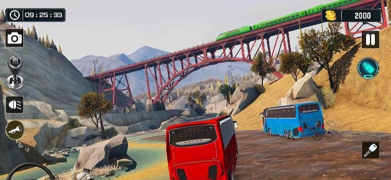 Offroad Racing in Bus Game gameplay screenshot 4