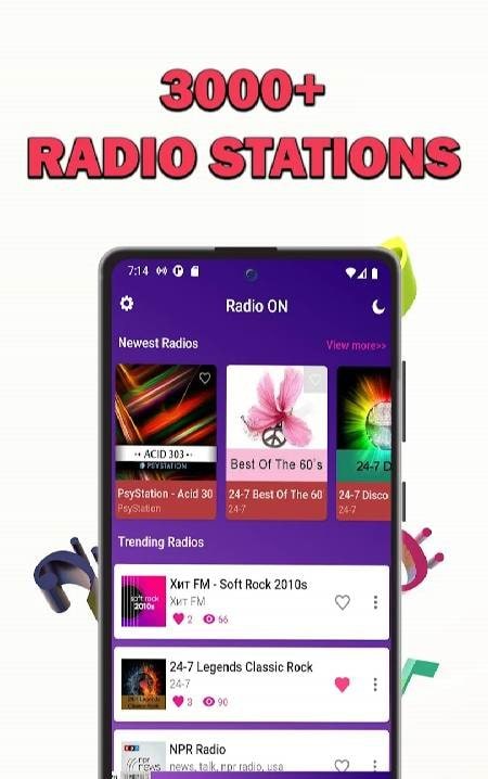 Radio ON – radio and podcasts screenshot 1