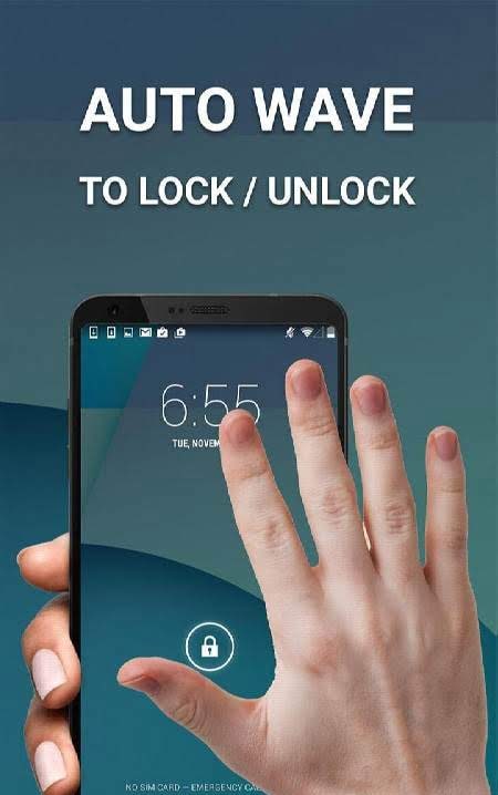 Screen On/Off With Double Tap, Shake, Gesture & Wave screenshot 1