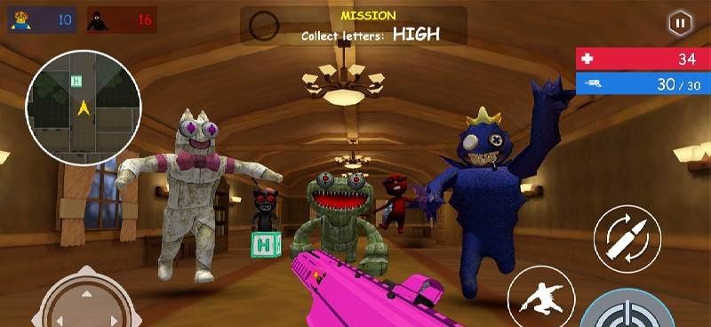 Juan Shooter Survival FPS Zone weapon selection menu