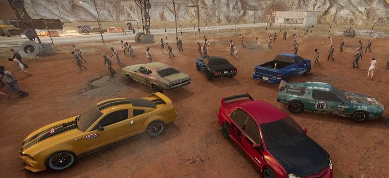Zombie Car Crash : Drift Zone screenshot 2