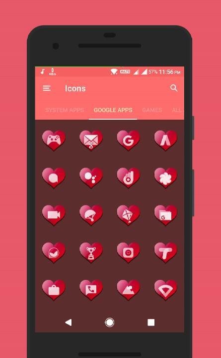 Valentine Premium - Icon Pack screenshot 4