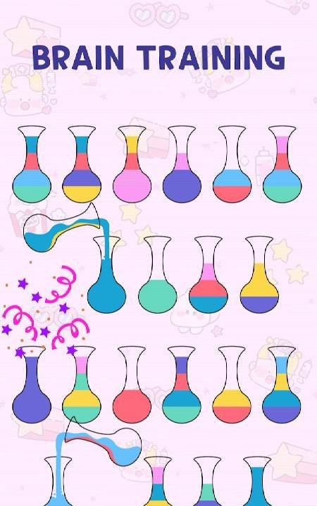 Water Puzzle - Color Sorting gameplay screenshot 2