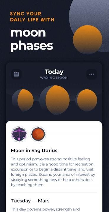 Moon Phase Calendar: Lunarsync screenshot 4