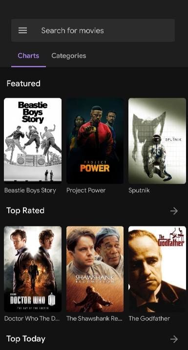 Moviesy screenshot 1
