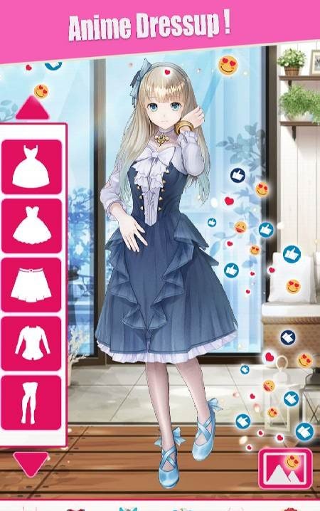 Anime Dress Up Makeover Games screenshot 3
