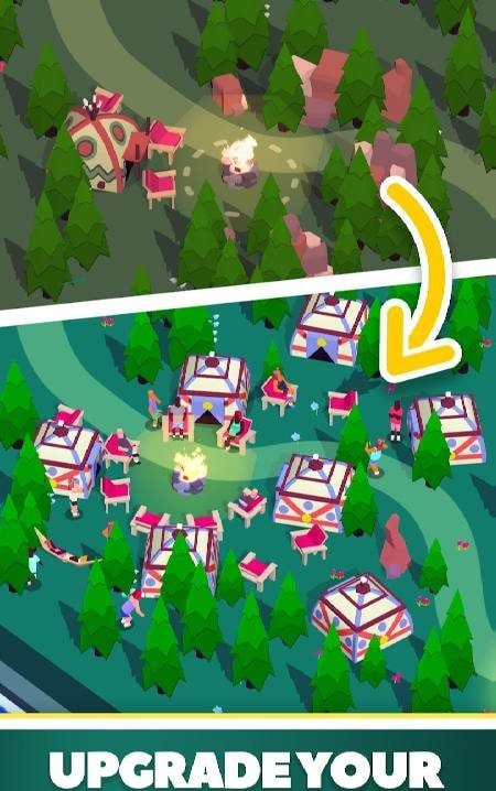 Camping Empire Tycoon: Idle screenshot 1