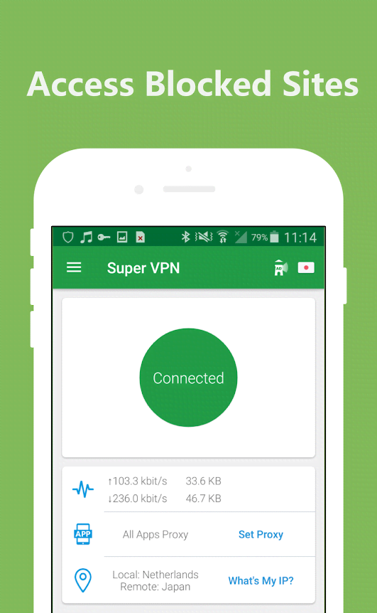 Hotspot VPN screenshot 1
