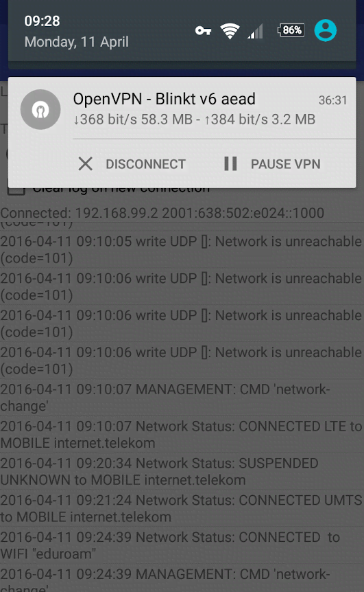 OpenVPN for Android screenshot 4