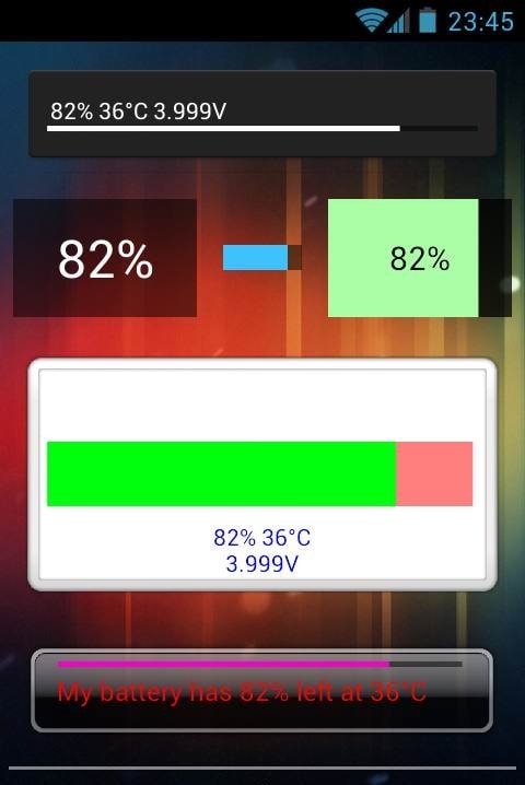 Battery Progress Widget preview 1