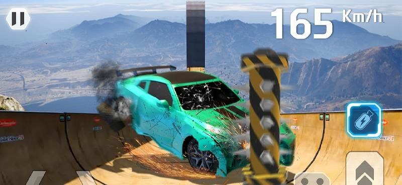 Car Crash Racing: Stunt Master gameplay screenshot 1