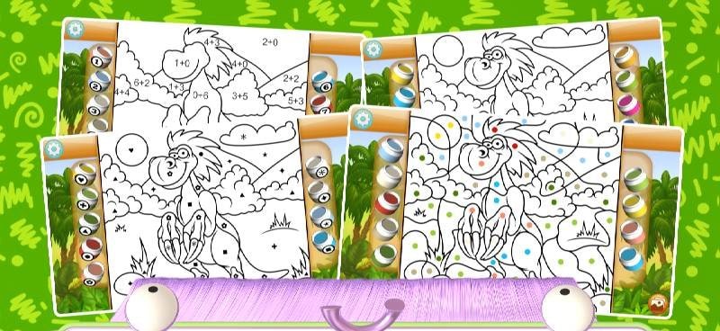 Paint by Numbers - Dinosaurs screenshot 2