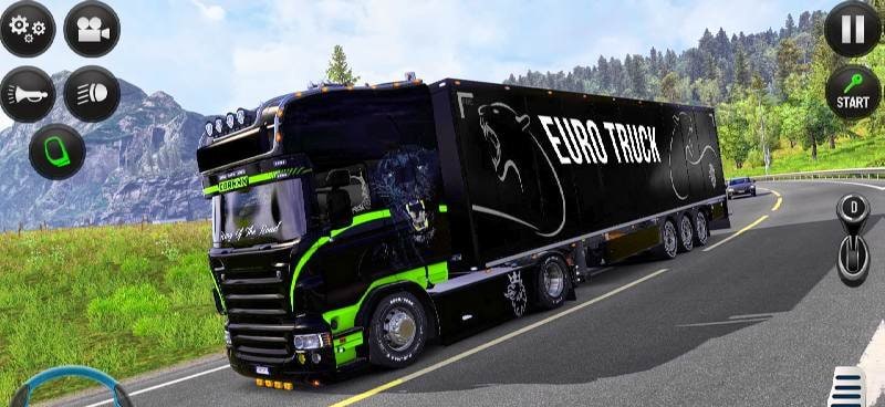 Euro Truck Simulator Driving Screenshot 1