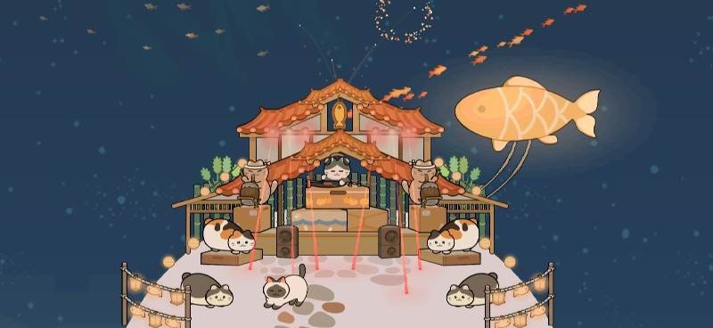 Comfy Comfy Cat Village gameplay screenshot 4