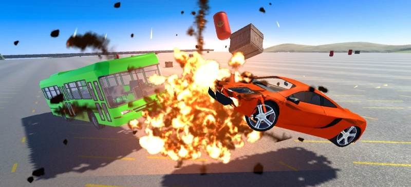 Beam Drive Car Crash Simulator gameplay screenshot 2