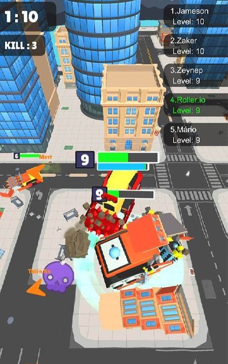 Roller.io: The City Takeover screenshot 1