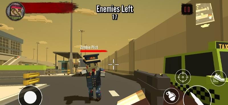 Blocky Zombie Survival 2 screenshot 1