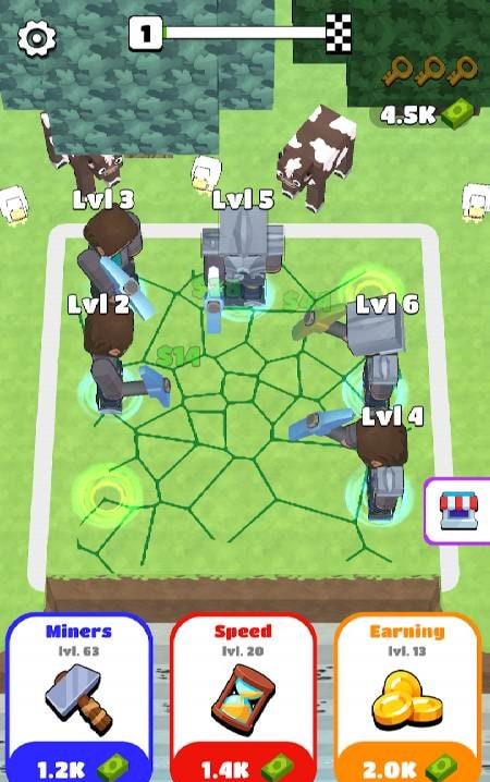 Mining Rush 3D: Idle Merge gameplay screenshot 2
