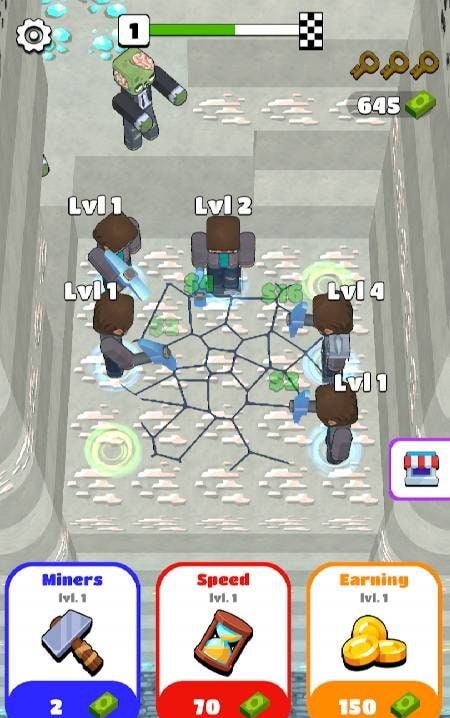 Mining Rush 3D: Idle Merge gameplay screenshot 4