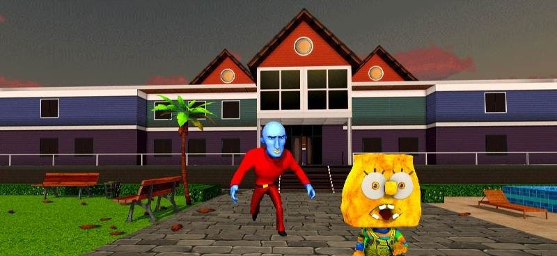 Scary Neighbor Sponge Secret screenshot 3