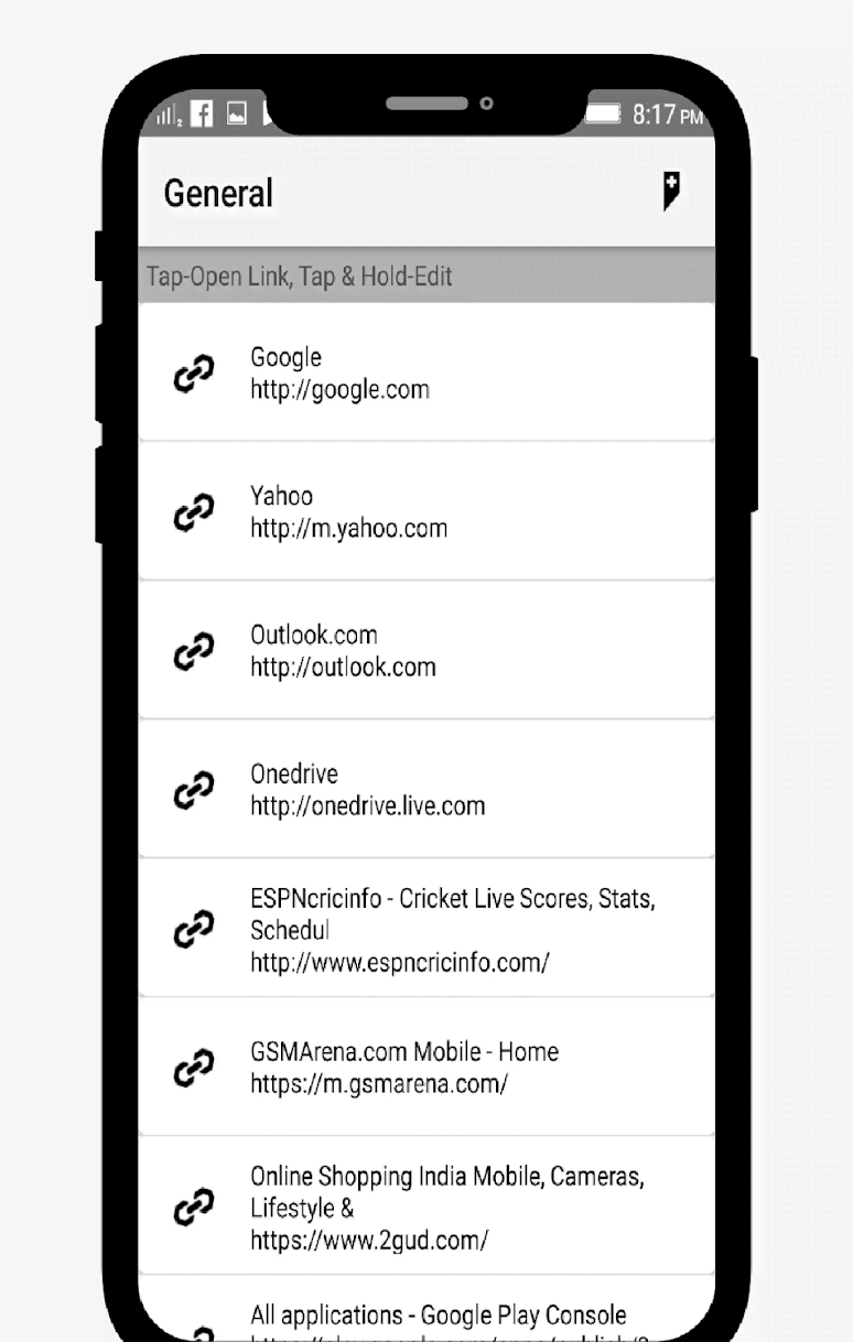 Pocket Bookmark screenshot 1