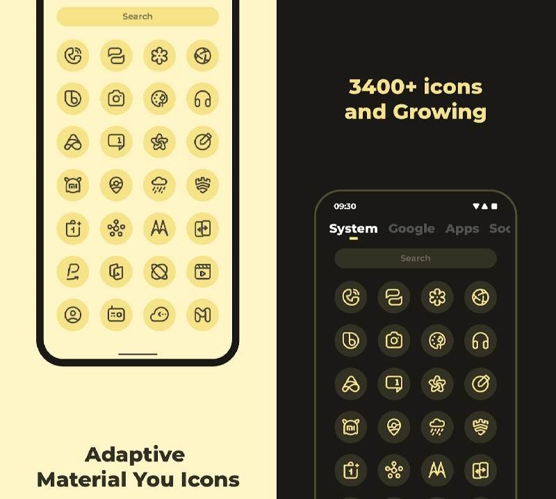 Epik Material You Icons screenshot 2