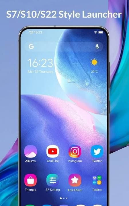 S7/S9/S22 Launcher for GalaxyS screenshot 1