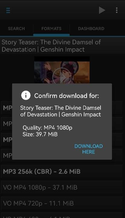 Dentex YouTube Downloader screenshot 3