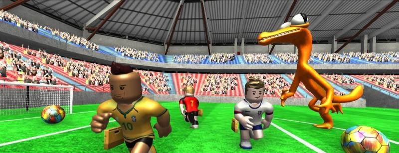 Rainbow Football Friends 3D gameplay screenshot 4