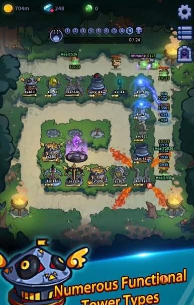 Idle Defense: Dark Forest screenshot 3
