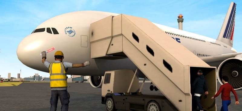 Pilot City Plane Flight Games gameplay screenshot 1