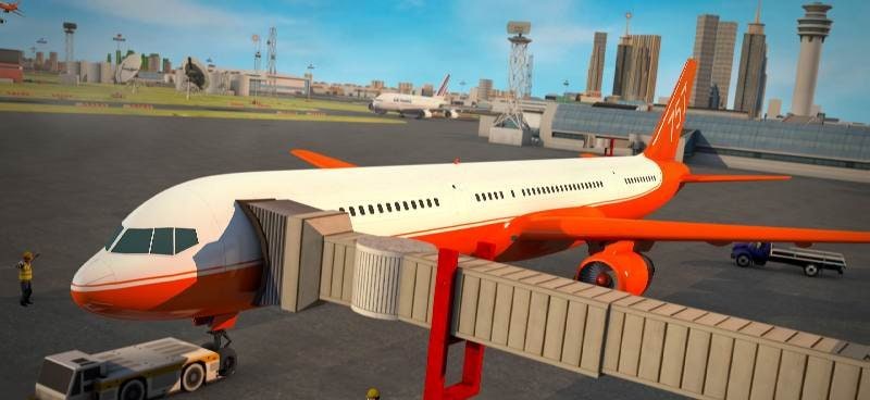 Pilot City Plane Flight Games gameplay screenshot 2
