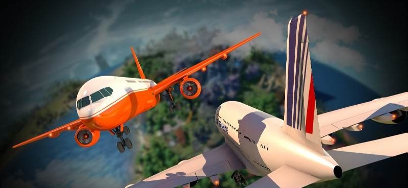 Pilot City Plane Flight Games gameplay screenshot 3