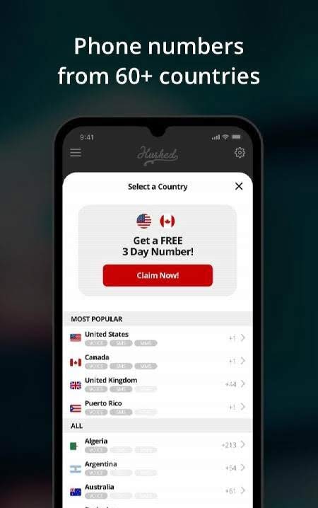 Hushed - Second Phone Number screenshot 4