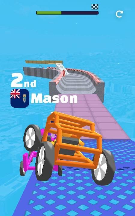 Draw Crash Race gameplay screenshot 2