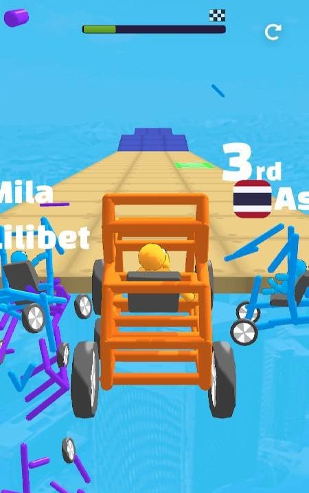 Draw Crash Race gameplay screenshot 4