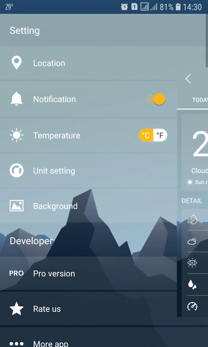 Weather forecast screenshot 4